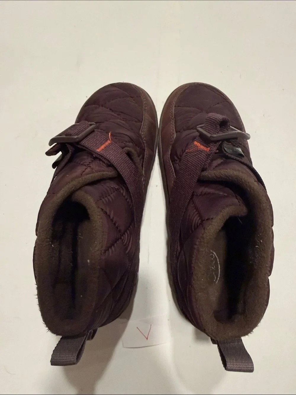 Chaco Kids Quilted Dark Brown Slip-On Boots with Strap
